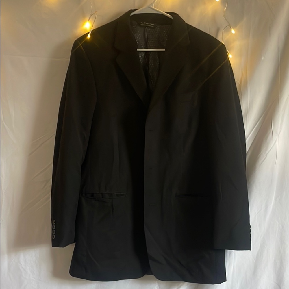 Ferrari Black Patterned Jacket - image 1